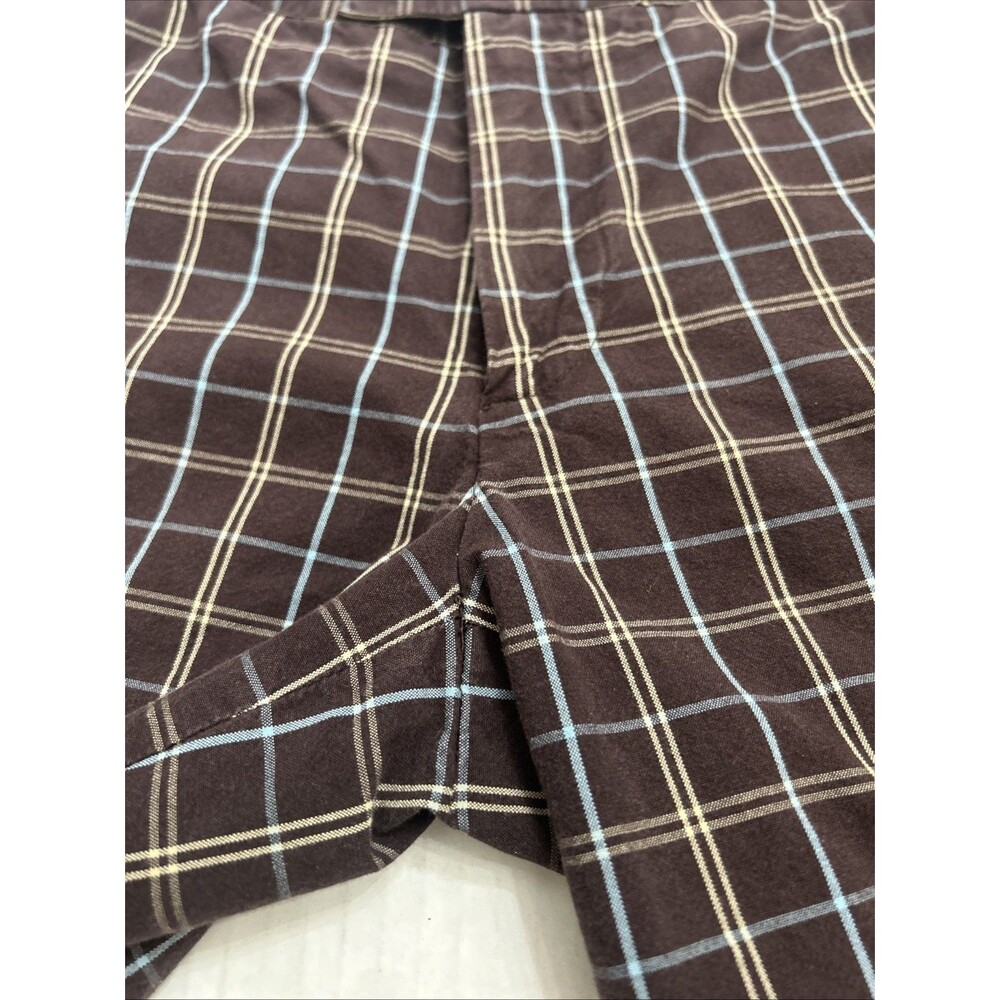 Original Penguin Men's Shorts Brown Plaid Size 30 - Picture 7 of 16
